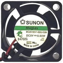 Sunon MC25100V1-000U-G99 5V 0.60W 2 / 3 Wires Cooling Fan
