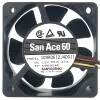 Sanyo 109R0612J4D011 12V 0.47A 3 Wires Axial Cooling Fan