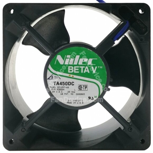 Nidec B31257-68 24V 0.28Amp 2 Wires Axial Cooling Fan