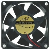 ADDA AD0724UB-A71GP 24V 0.26A 2 Wires Axial Cooling Fan