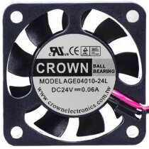CROWN AGE04010-24L 24V 0.06A 2 Wires Axial Cooling Fan
