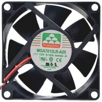 Protechnic MGA7012LR-A25 12V 0.12A 2 Wires Cooling Fan