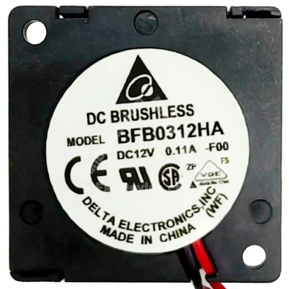 Delta BFB0312HA 12V 0.11A 2 Wires Blower Cooling Fan