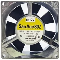 Sanyo 109L0812H4D07 12V 0.18A 2 / 3 Wires Axial Cooling Fan
