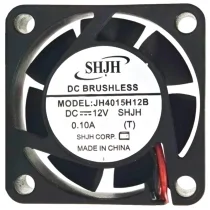 SHJH JH4015H12B 12V 0.10A DC Brushless 2 Wires Axial Cooling Fan