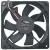NMB 11925SA-12P-EL DC 12V 0.50A 3 Wires Axial Cooling Fan