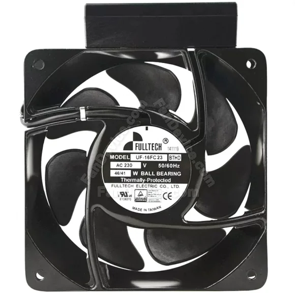 FULLTECH UF-16FC23 BTHD 230V 46/41W Ball Bearing Thermally Protected Cooling Fan