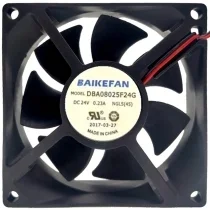 BAIKEFAN DBA08025F24G DC 24V 0.23A 2 Wires Axial Cooling Fan