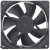 SNOWFAN Y-Y9225H12B DC 12V 0.20A 2 Wires Axial Cooling Fan