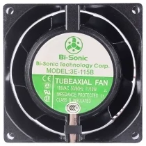 Bi-Sonic 3E-115B 115V 11/10W 2 Wires Impedance Protected Cooling Fan