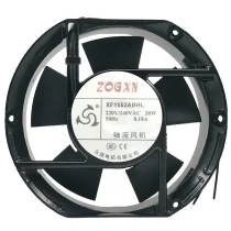 ZOGXN XF1552ABHL 220V/240V 0.18A 28W 2 Wires Axial Cooling Fan