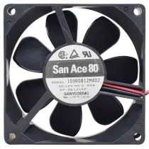 Sanyo 109R0812M402 DC 12V 0.09A 2 Wires Axial Cooling Fan