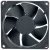 NONOIse A8025M24D FG DC 24V 0.080A 2 Wires Sleeve Bearing Cooling Fan