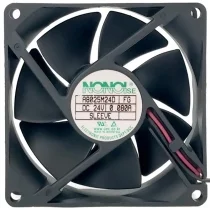 NONOIse A8025M24D FG DC 24V 0.080A 2 Wires Sleeve Bearing Cooling Fan