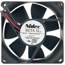 Nidec D08A-24TS8 01 DC 24V 0.15A 2 Wires Axial Cooling Fan