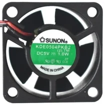 Sunon KDE0504PKB2 DC 5V 1.0W 2 Wires Axial Cooling Fan
