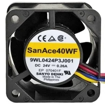 Sanyo 9WL0424P3J001 DC 24V 0.26A 4 Wires PWM Axial Cooling Fan