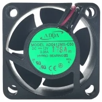 ADDA AD0412MX-C50 DC 12V 0.08A 2 Wires HYPRO Bearing Cooling Fan
