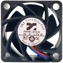 ARX FD0540-A1151D DC 5V 0.27A 3 / 4 Wires Axial Cooling Fan