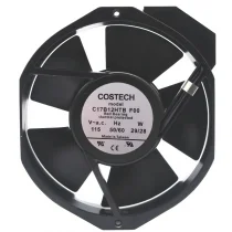 Costech C17B12HTB F00 115V 29/28W Ball Bearing Thermal Protected Cooling Fan