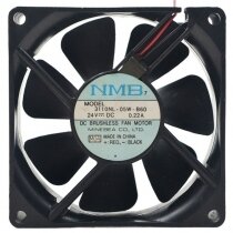 NMB 3110NL-05W-B60 DC 24V 0.22A 2 Wires Brushless Axial Cooling Fan