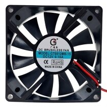 GT0812MB-15 DC 12V 0.18A 2 Wires 8015 Brushless Axial Cooling Fan