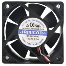 JAMICON JF0625H1LSAR DC 12V 0.17A 6025 HTLS Bearing Axial Cooling Fan