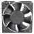 KAKU KA1238-3500D24B DC 24V 0.42A 2 Wires 12038 Axial Cooling Fan