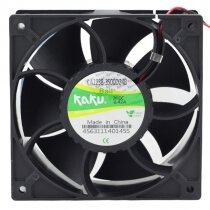 KAKU KA1238-3500D24B DC 24V 0.42A 2 Wires 12038 Axial Cooling Fan