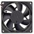 Protechnic MGA8024XB-O25 DC 24V 0.23A 2 Wires 8025 Axial Cooling Fan
