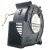 Sanyo Denki 109BD12HC2 DC 12V 0.37A 3 Wires Blower Cooling Fan