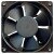 NMB 4715ML-05W-B40 DC 24V 0.56A 2 Wires Axial Cooling Fan