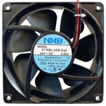 NMB 4715ML-05W-B40 DC 24V 0.56A 2 Wires Axial Cooling Fan