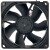NMB 08025SS-24P-AL DC 24V 0.17A 2 Wires Axial Cooling Fan