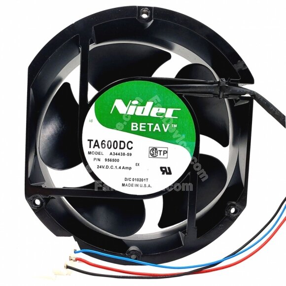 Nidec TA600DC A34438-59 DC 24V 1.4AMP 2 Wires / 3 Wires Cooling Fan