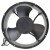 TROHITO BT25489A2 AC 220/240V 0.27A 2 Wires Ball Bearing Axial Cooling Fan