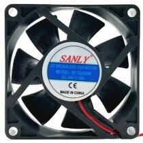 SANLY SF7025SM 24V 0.18A 2 Wires DC Brushless Axial Cooling Fan