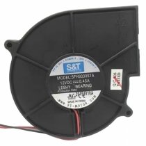 S&T SFH9330S1A DC 12V 0.45A 2 Wires 9330 Blower Cooling Fan