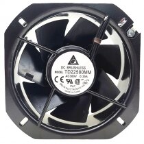 Delta TD22580MM AC 380V 0.35A 2 Wires Brushless Axial Cooling Fan