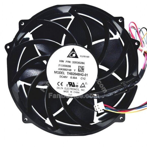 Delta THB2048HG-01 DC 48V 8.50A 4 Wires Axial Cooling Fan