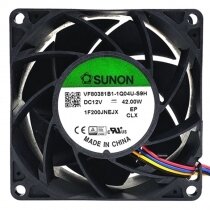 Sunon VF80381B1-1Q04U-S9H DC 12V 42.00W 8038 Axial Cooling Fan