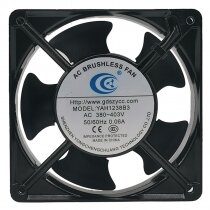 YCC YAH1238B3 AC 380~403V 0.06A Brushless Axial Cooling Fan