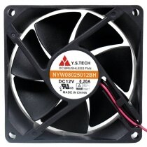 Y.S.TECH NYW08025012BH 12V 0.20A DC Brushless Axial Cooling Fan