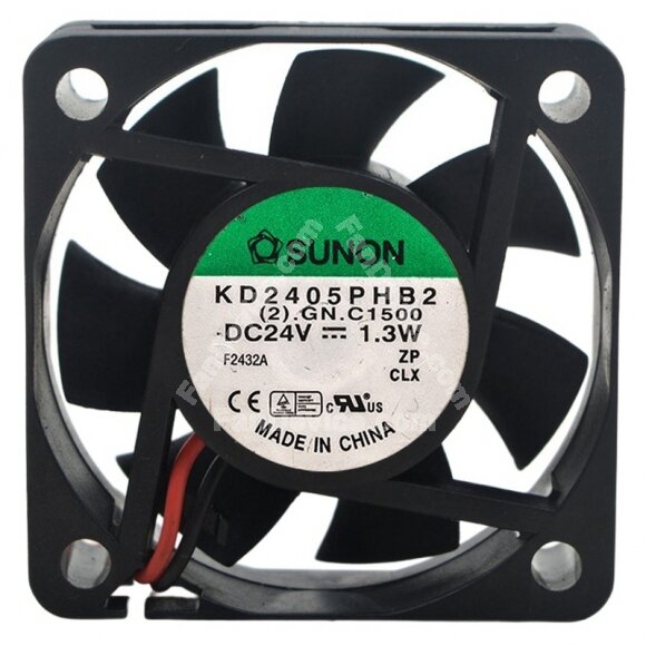 Sunon KD2405PHB2 DC 24V 1.3W 2 Wires / 3 Wires Axial Cooling Fan