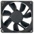 Y.S.TECH FD248025MB 24V 0.08A 2 Wires DC Brushless Axial Cooling Fan