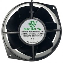 SHYUAN YA A2V15C55TBL-1C AC 230V 37/43W Thermal Protected Axial Fan