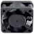 Sanyo 109P0424H7D14 DC 24V 0.08A 3 Wires Axial Cooling Fan