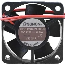 Sunon KDE1204PFB2-8 DC 12V 0.6W 2 Wires Axial Cooling Fan