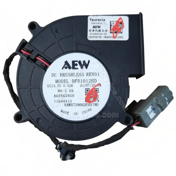 AEW BFB1012HD 13.5V 0.50A / 0.65A Seat Cushion Blower Cooling Fan