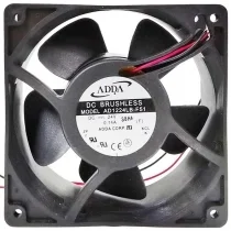 ADDA AD1224LB-F51 24V 0.14A 2 Wires Axial DC Brushless Cooling Fan